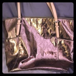 Michael Kors Metallic Silver/platinum handbag